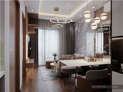 Thiết kế nội thất chung cư Hoàng Huy Commerece - Hải Phòng Modern Style đẹp, tinh tế