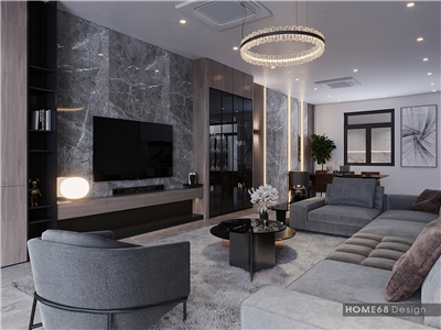 Thiết kế nội thất biệt thự Modern Style tại Vinhomes Marina Hải Phòng
