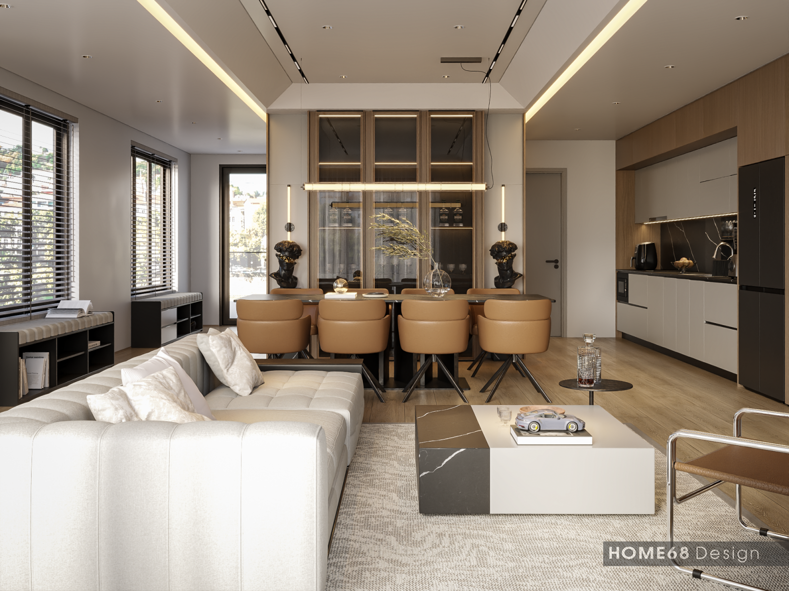 Dự án thiết kế nội thất biệt thự phong cách hiện đại tại Himlam, Hải Phòng - CĐT Chị Nhài