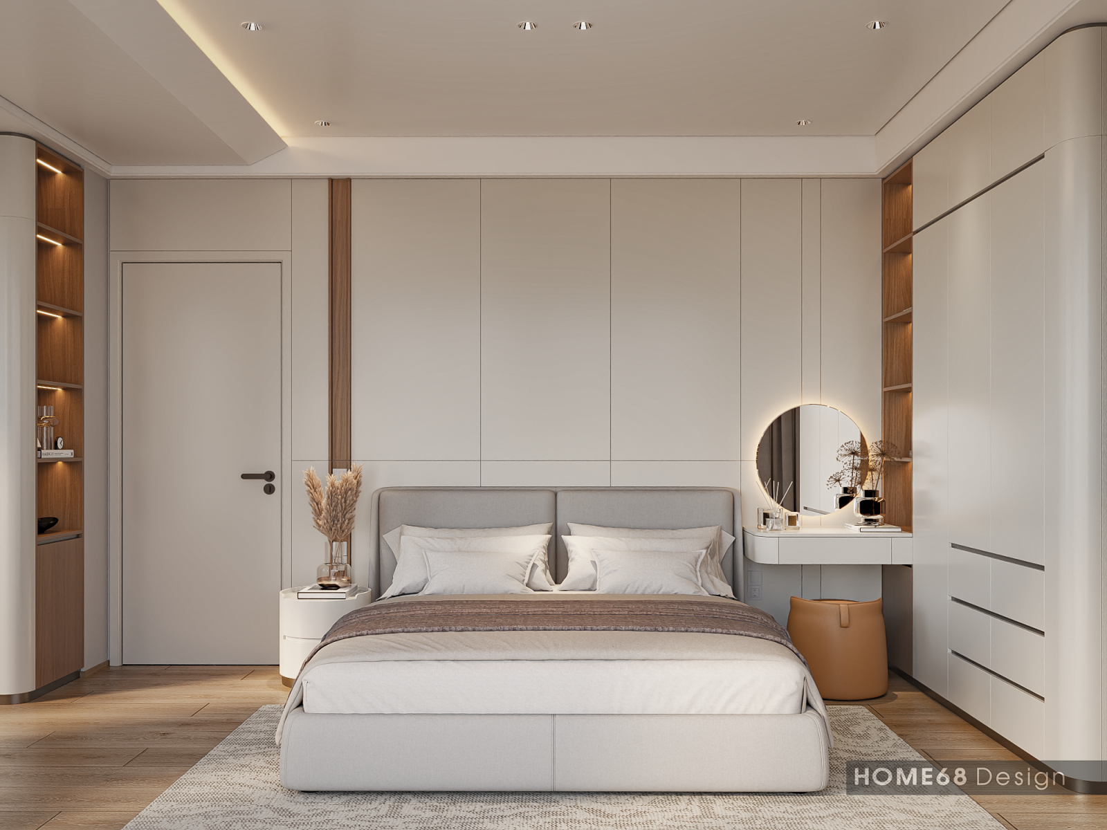Dự án thiết kế nội thất biệt thự phong cách hiện đại tại Himlam, Hải Phòng - CĐT Chị Nhài