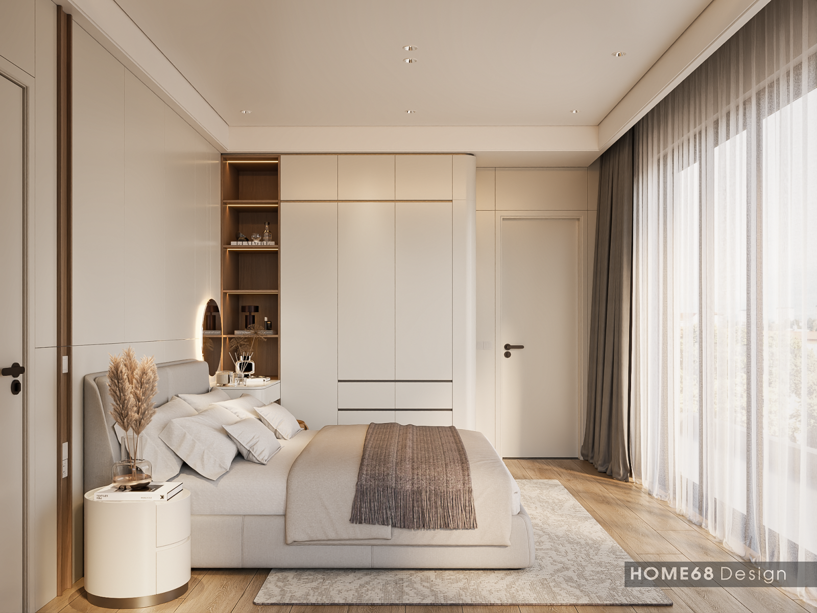 Dự án thiết kế nội thất biệt thự phong cách hiện đại tại Himlam, Hải Phòng - CĐT Chị Nhài