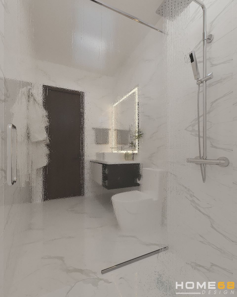 Dự án thiết kế nội thất nhà vệ sinh tại Hải Phòng đẹp, đơn giản, tiện nghi
