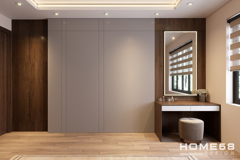 Dự án thiết kế nội thất phòng ngủ hiện đại, ấn tượng- HOME68