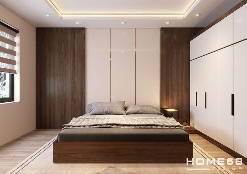 Thiết kế nội thất phòng ngủ master hiện đại, sang trọng- HOME68
