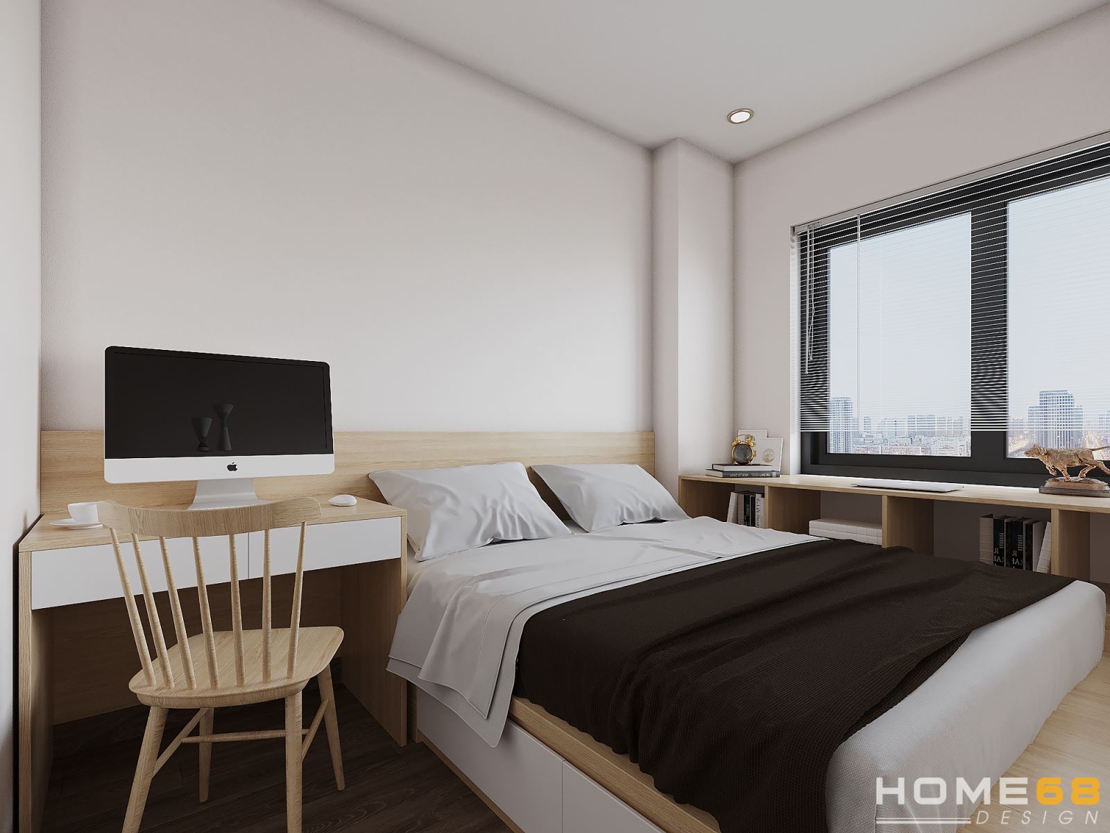 HOME68 thiết kế nội thất phòng ngủ hiện đại, ấn tượng tại Hải Phòng