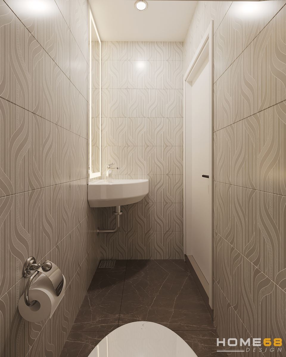 Mẫu thiết kế nội thất nhà vệ sinh hiện đại, đơn giản- HOME68