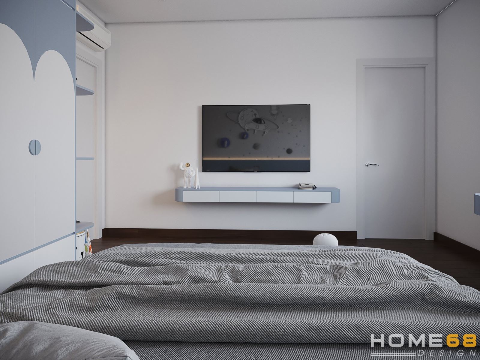 HOME68 thiết kế nội thất phòng ngủ con hiện đại, tiện nghi 