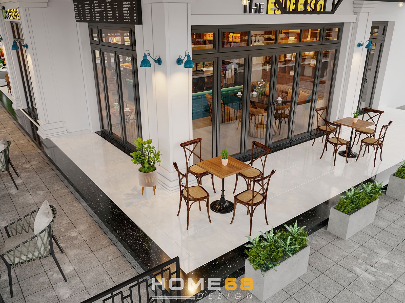HOME68 thiết kế nội thất quán cafe hiện đại, độc đáo tại Hải Phòng
