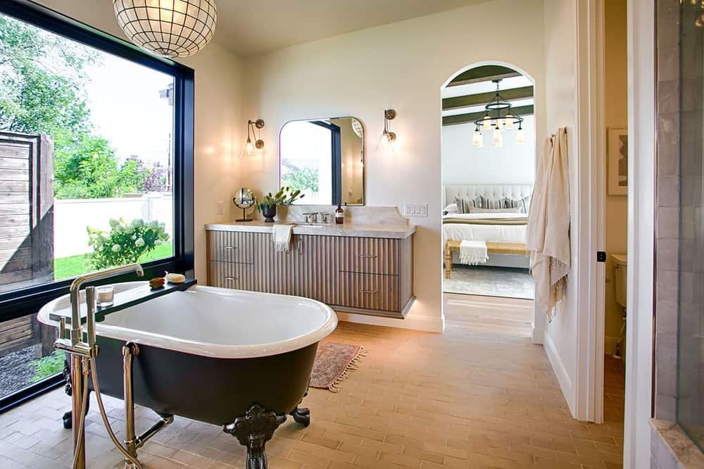 Phòng tắm với nét nghệ thuật trong phong cách nội thất Contemporary- HOME68