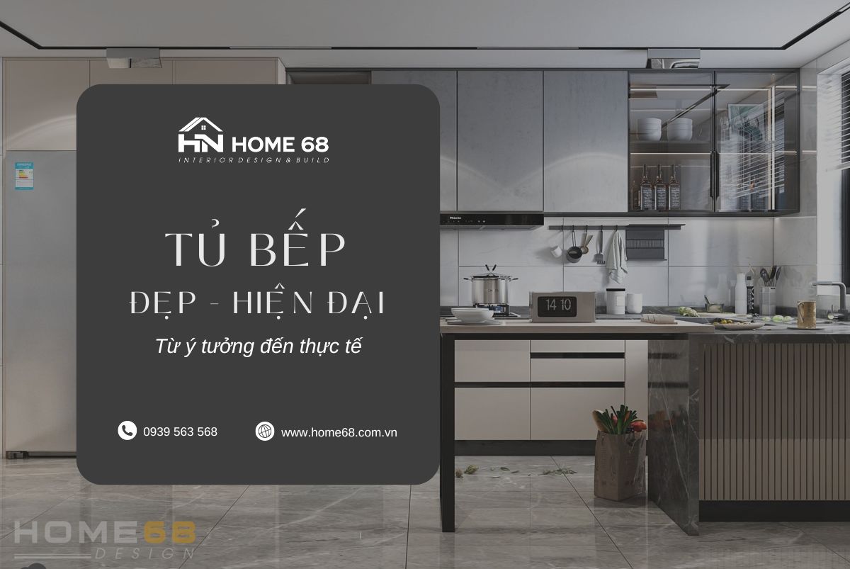 Home68 - Thiết kế, thi công tủ bếp đẹp, hiện đại số 1 Hải Phòng