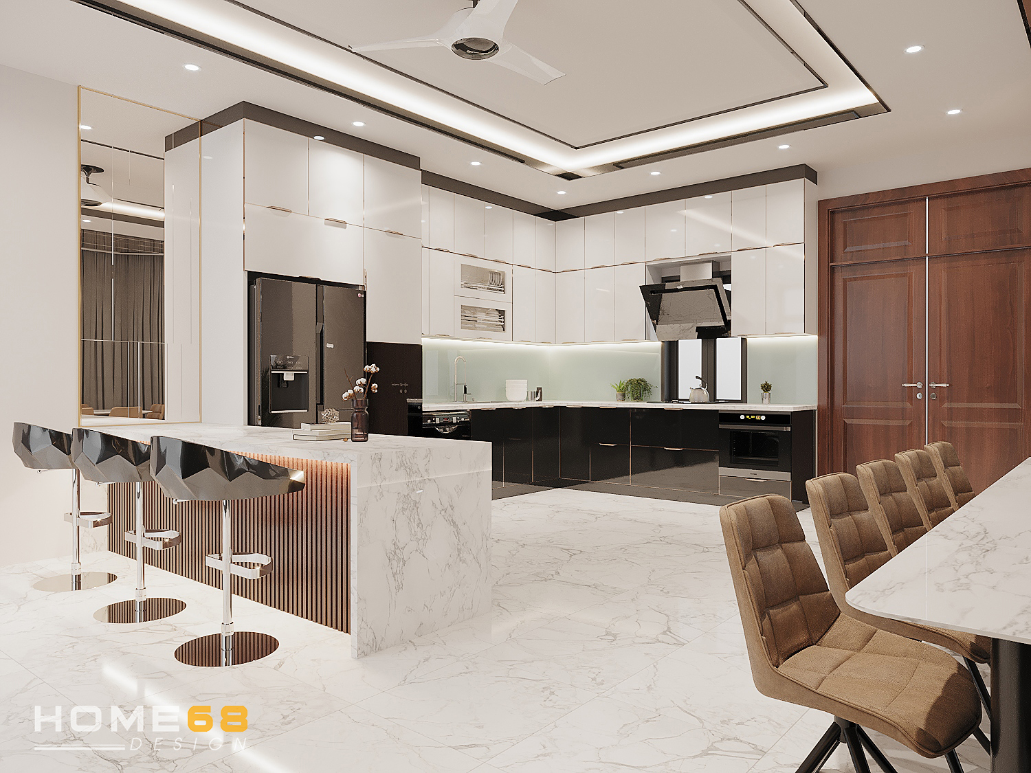 BST các mẫu thiết kế nội thất bếp hiện đại, thu hút tại HOME68