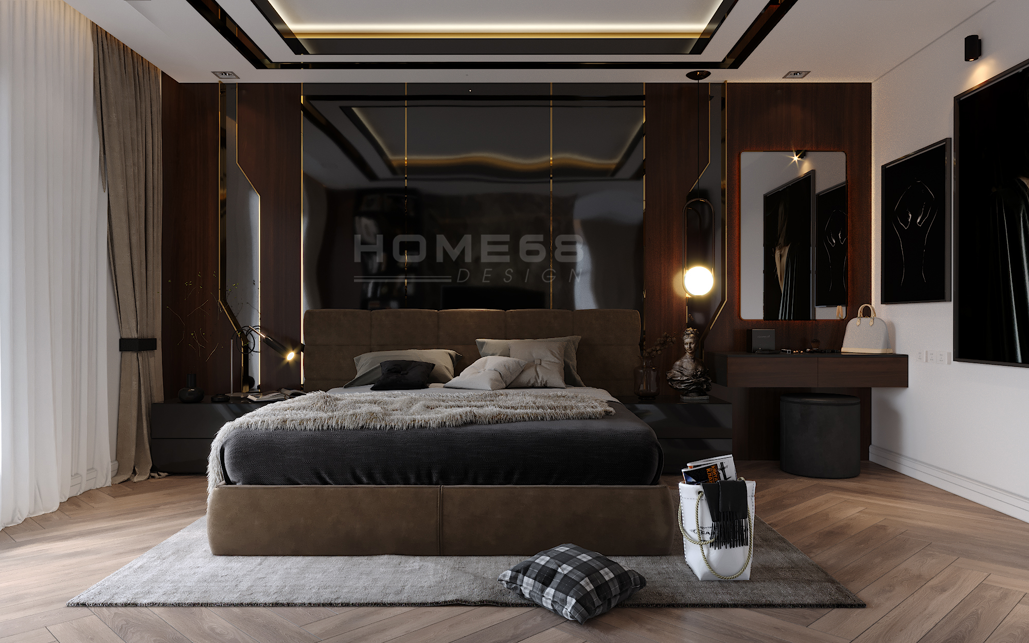 Thiết kế nội thất phòng ngủ Master tiện nghi Hải Phòng sẽ đem đến cho bạn những trải nghiệm tuyệt vời nhất. Bạn sẽ được tư vấn về các giải pháp thông minh từ việc tận dụng không gian, chọn đồ nội thất phù hợp với nhu cầu và sở thích của mình, tạo ra một phòng ngủ hoàn hảo.