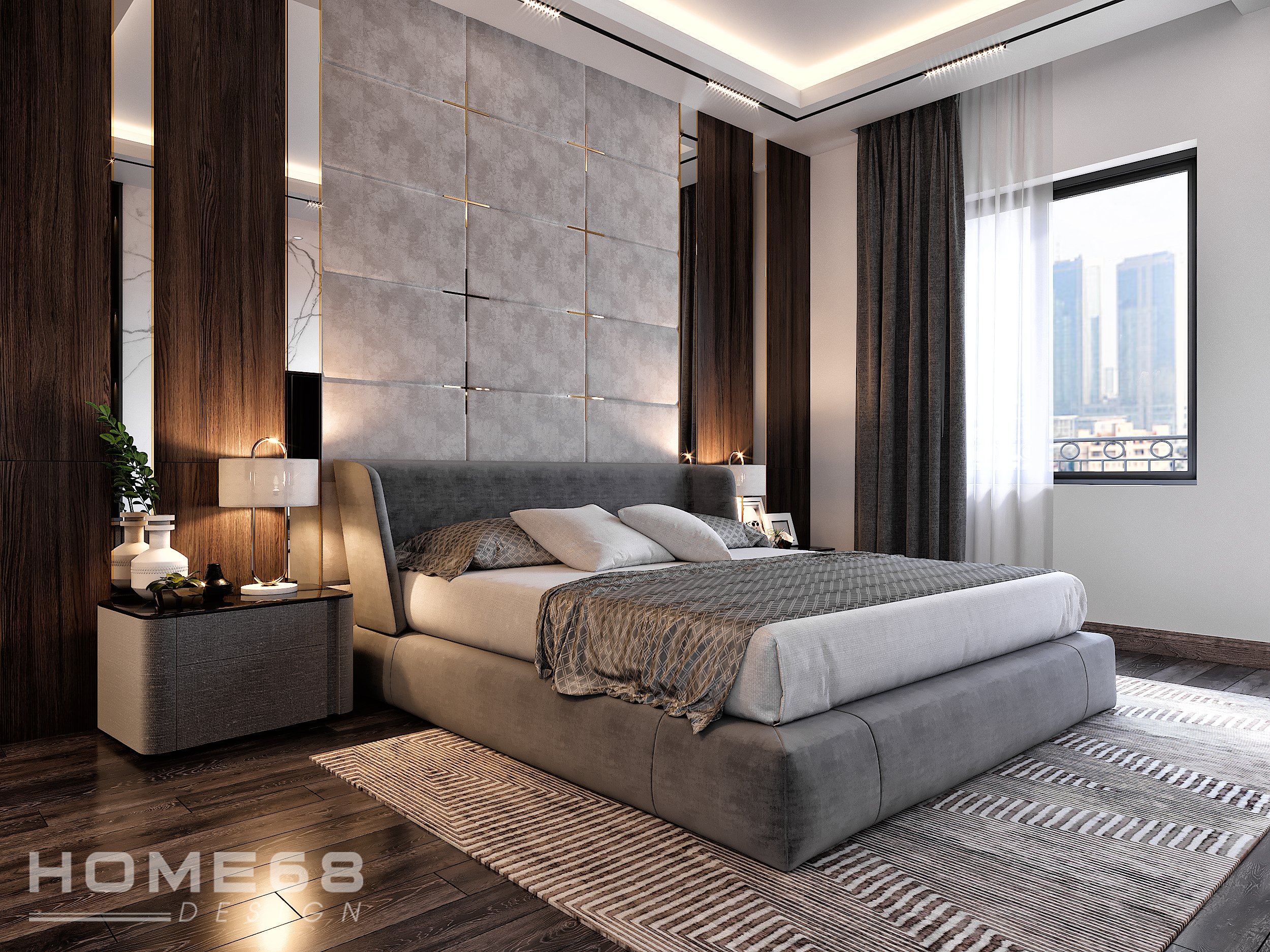 Thiết kế nội thất phòng ngủ hiện đại với đầy đủ tiện nghi và mở rộng không gian xung quanh sẽ giúp bạn có một không gian nghỉ ngơi thoải mái và thư giãn trong những ngày bận rộn. Hãy cùng chúng tôi khám phá những ý tưởng thiết kế nội thất phòng ngủ hiện đại và sang trọng!