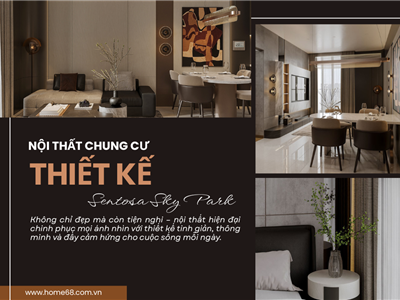 Nhỏ Gọn Nhưng Đầy Phong Cách – Căn Hộ Sentosa Sky Park 48m² Hiện Đại Chuẩn Gu Gia Chủ Trẻ