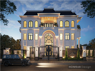 Thiết kế kiến trúc Villa hiện đại, đẳng cấp- CĐT Mr Hoàng tại Lê Hồng Phong, Hải Phòng