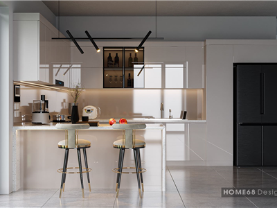 Không Gian Bếp Sang Trọng Với Tủ Bếp Nhựa Picomat Phủ Acrylic – Dự Án Chị Mỹ Hạ | Home68