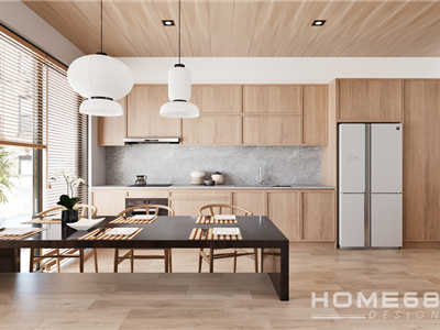 Thiết kế nội thất phòng khách và bếp liên thông- xu hướng thiết kế 2021