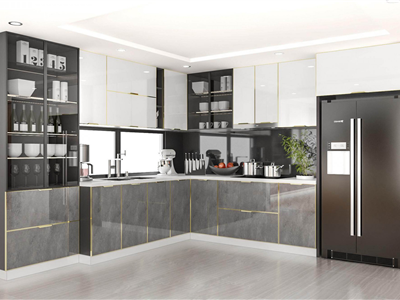 Tủ bếp cánh kính- Đón đầu xu hướng nội thất hiện đại, sang trọng và đẳng cấp 