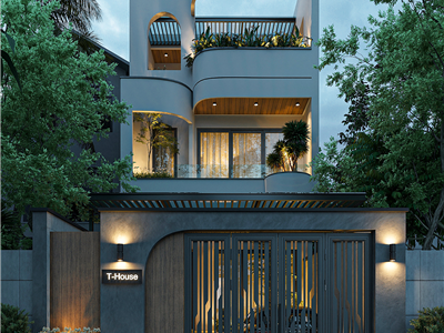 Dự Án Thiết Kế Kiến Trúc Nhà Phố 3 Tầng Tại Thủy Nguyên, Hải Phòng 
